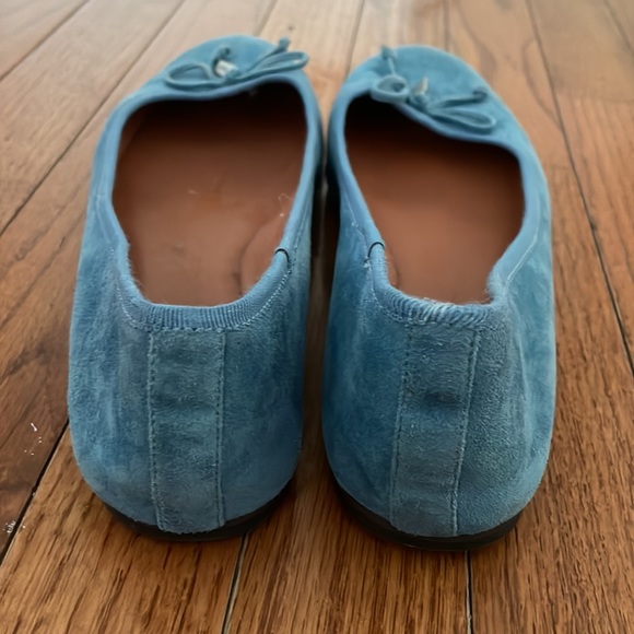Coach blue suede flats size 9 - Picture 5 of 7
